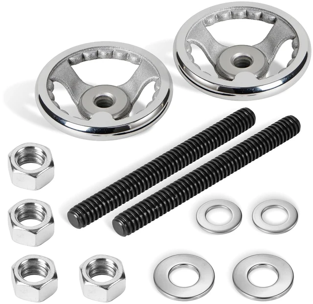 Main image of Mnoxo Vise Hardware Kit with Acme Threaded Rod System Precise Processing