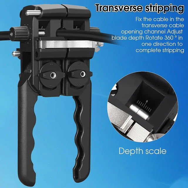 Alt view image 4 of 7 - Fiber Optic Cable Stripper A-F9 Fiber Stripper
