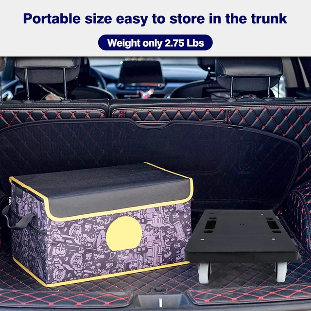 Alt view image 5 of 6 - Furniture Dolly, 2 Pack Moving Dolly Connectable, 15.63 x 10.23 inch, 500 Lbs Capacity, Furniture Movers 4 Wheels Heavy Duty, Small Flat Dolly Cart, Portable and Light Dollies