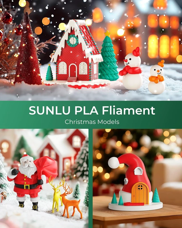 Alt view image 4 of 7 - SUNLU PLA Filament 1.75mm, 250g Spool Bundle, 3D Printer Filament