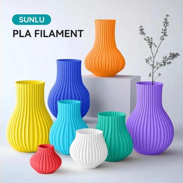 Alt view image 7 of 7 - SUNLU PLA Filament 1.75mm, 250g Spool Bundle, 3D Printer Filament