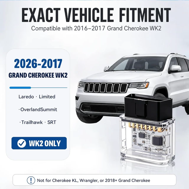 Alt view image 2 of 7 - Auto Start Stop Eliminator for Jeep 2016-2017 Grand Cherokee WK2