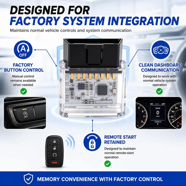 Alt view image 5 of 7 - Auto Start Stop Eliminator for Jeep 2016-2017 Grand Cherokee WK2