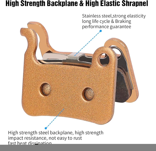 Alt view image 3 of 7 - 25 Pairs Sintered Metal Disc Brake Pads for MTB, E-Bike & Bicycle