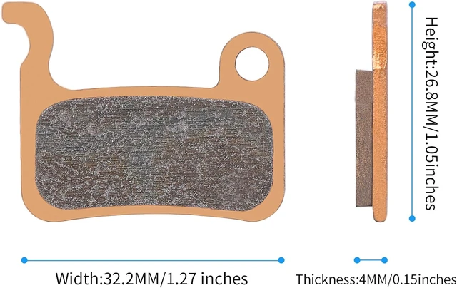 Alt view image 6 of 7 - 25 Pairs Sintered Metal Disc Brake Pads for MTB, E-Bike & Bicycle