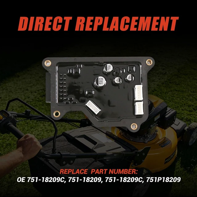 Alt view image 3 of 7 - 751P18209C Electronic Control Module Compatible with Cub Cadet AX90HUB AX90HUC 547cc Engine, for Troy-Bilt AX90HU AX90HUA AX90HUB AX90HUC 547cc Engine, for MTD Tractor Engines