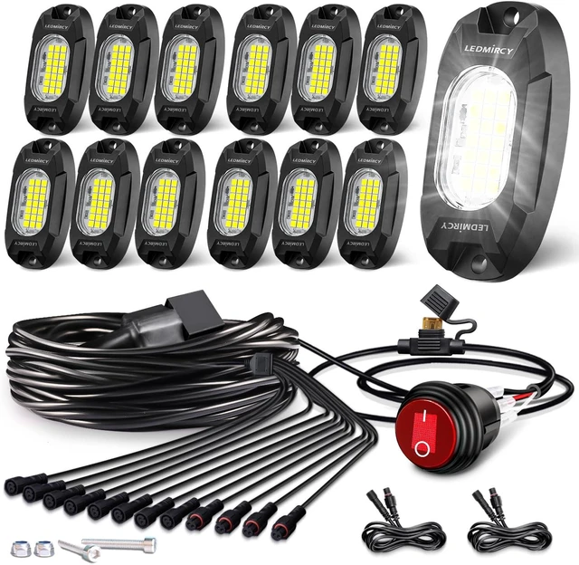 Main image of White Rock Lights, R6 Rock Lights for Trucks Wiring Harness Kit