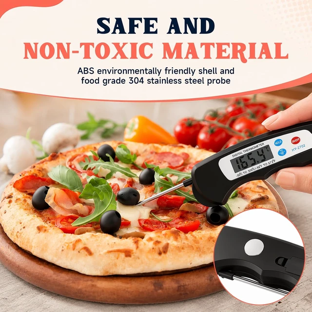 Alt view image 4 of 7 - 20 Pcs Digital Meat Thermometer for Cooking Instant Read Waterproof