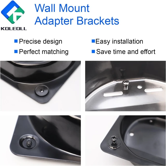 Alt view image 6 of 7 - Wall Mount Adapter Brackets for 49" Odyssey OLED G9 G93SC G95SC