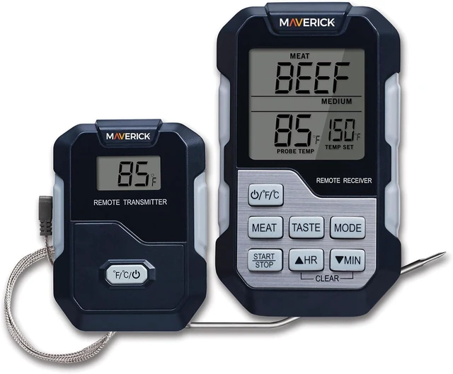 Main image of Long Range Digital Wireless Meat Thermometer 300 ft Remote Monitoring, Timer & Heat-Resistant Probe (662°F), for Grilling, Smoking, Roasting & Oven Cooking (Dual Probe) (Single Probe)