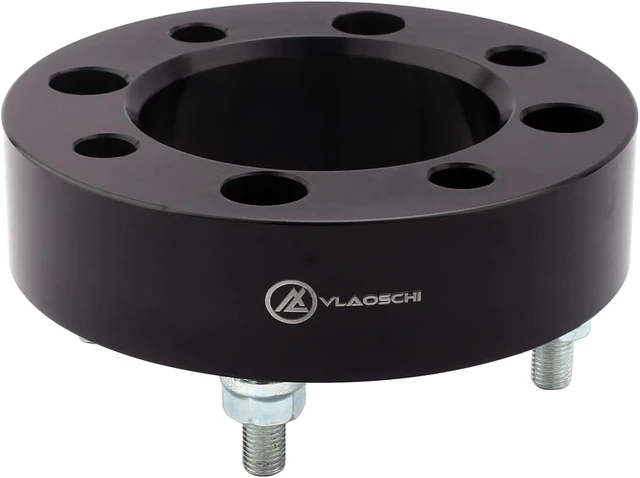 Alt view image 6 of 6 - Black Forged 1.5" 4x4 Golf Cart Wheel Spacers with 1/2" Studs, Compatible with EZ GO, EZGO & Club Car (4x101.6mm Bolt Pattern, 62mm Center Bore) Pack of 2