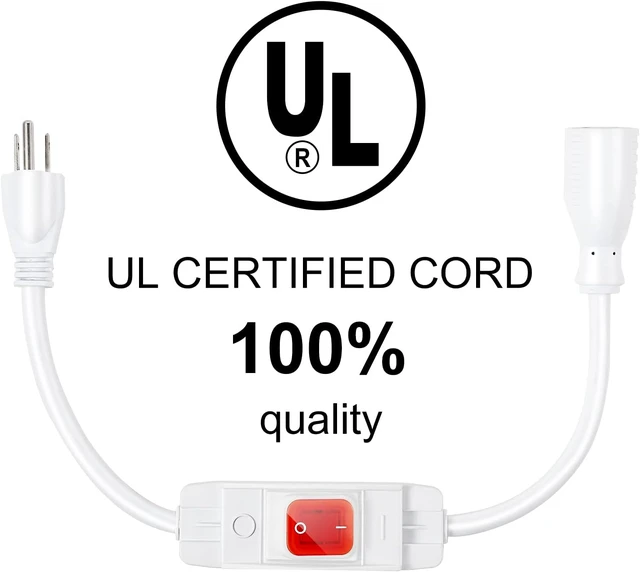 Alt view image 2 of 7 - Outdoor Waterproof On/Off Switch Extension Cord (White,35 Ft)