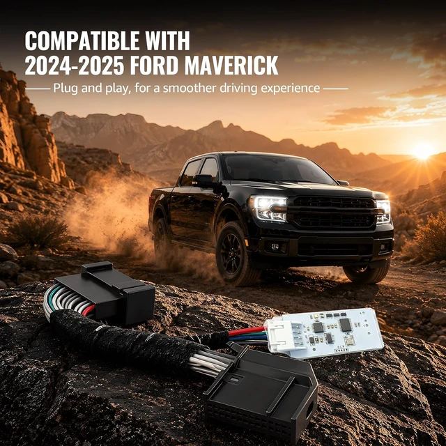 Alt view image 2 of 7 - Auto Start Stop Eliminator for 2024-2025 Ford Maverick, Intelligent Module for Automatic Engine Stop Disable, Fits US and Canada Produced Models Only