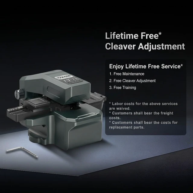 Alt view image 7 of 7 - High Performance One Step Full-Metal Fiber Cleaver with 72,000 Cleaves