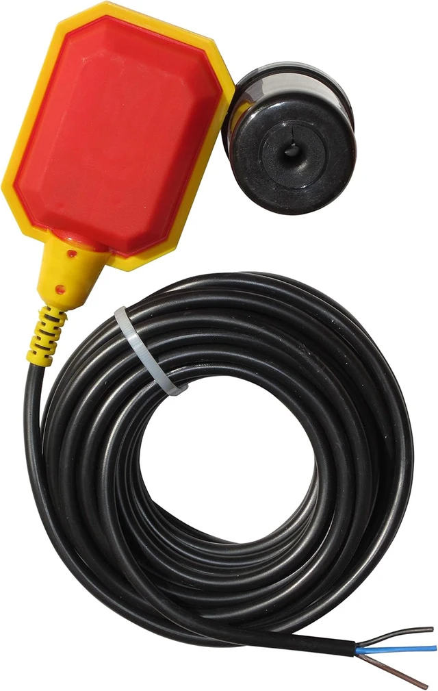 Main image of Float Switch for Sump Pump -33-Foot Water Level Sensor with Microswitch and Adjustable Tether Length for Ground Water Bilge Pump and Water Tank Non-Corrosive PP Casing, Rated to 13 Amps