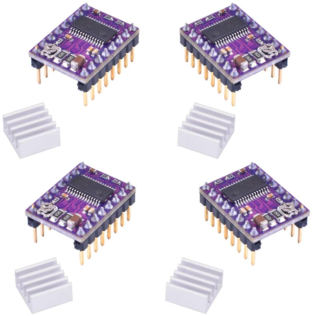 Alt view image 5 of 6 - Professional CNC Kit for , GRBL CNC Shield + Board + RAMPS 1.4 Mechanical Switch Endstop + DRV8825 A4988 GRBL Stepper Motor Driver with Heat Sink + Nema 17 Stepper Motor