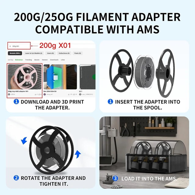 Alt view image 2 of 7 - 200gx16 PLA+ Filament Bundle 1.75mm, 16 Colors PLA Plus 3D Printing Filaments, Dimensional Accuracy +/- 0.02 mm, 200gX16 Spools