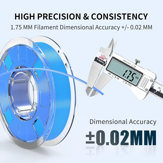Alt view image 7 of 7 - 200gx16 PLA+ Filament Bundle 1.75mm, 16 Colors PLA Plus 3D Printing Filaments, Dimensional Accuracy +/- 0.02 mm, 200gX16 Spools