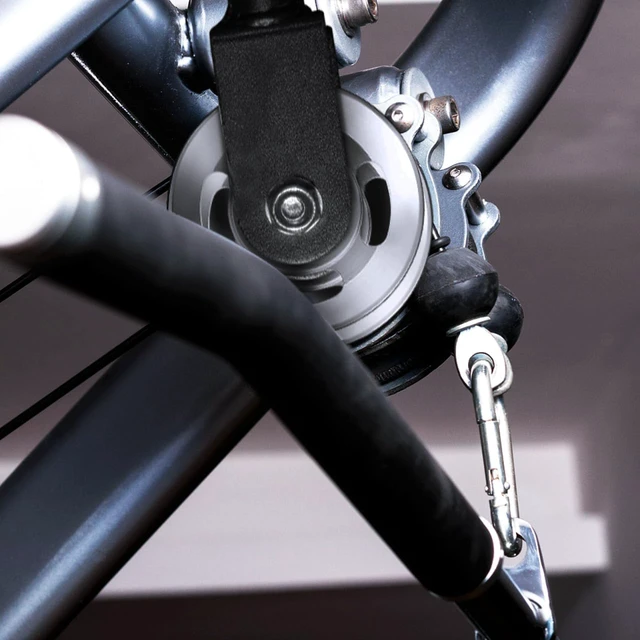 Alt view image 4 of 7 - 2pcs Aluminum Alloy Pulley Peel and Stick Wallpaper Pulldown Attachments Pulley Wheel Aluminum Gym