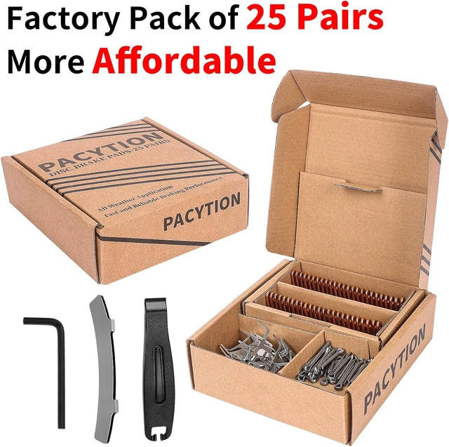 Alt view image 2 of 7 - 25 Pairs Sintered Metal Disc Brake Pads for E-Bike & Bicycle