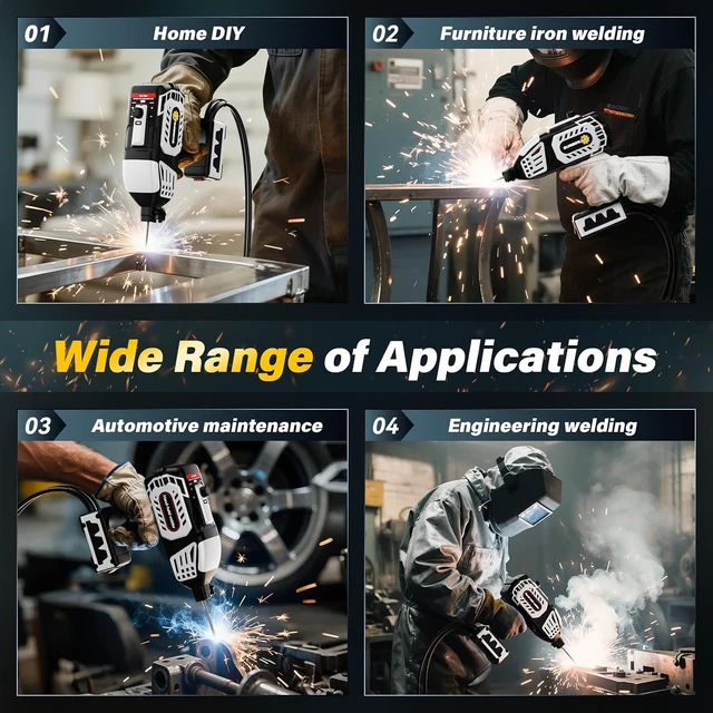Alt view image 7 of 7 - Portable Welding Machine 110V Handheld ARC Welder Gun with 20PCS Rods