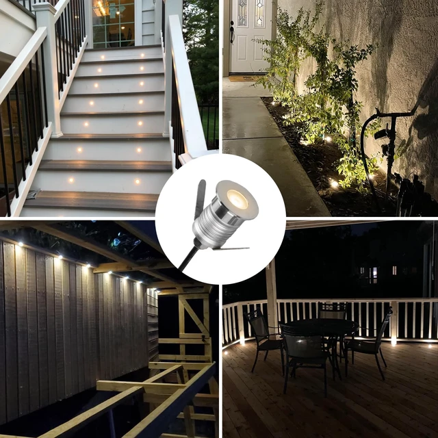 Alt view image 7 of 7 - 1W LED Underground Lamp, DC12-24V, 3000K, 6P-A