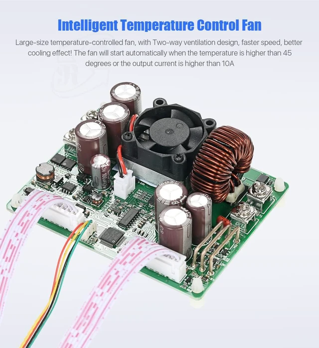 Alt view image 4 of 7 - DPS5020 50V 20A Constant Voltage Current DC DC Step-Down Power Supply Module Buck Voltage Converter Voltmeter (DPS5020)