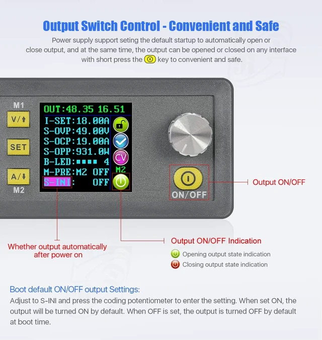 Alt view image 6 of 7 - DPS5020 50V 20A Constant Voltage Current DC DC Step-Down Power Supply Module Buck Voltage Converter Voltmeter (DPS5020)