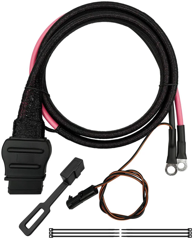 Main image of 2 Pin Battery Cable Wire Harness Fit for Western Fisher 63411, Truck Side