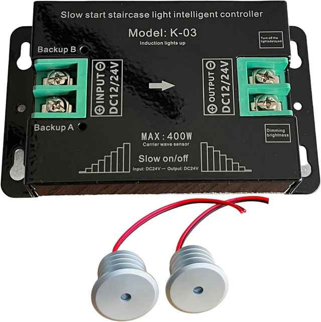 Main image of 2-Wire PLC Motion Sensor Controller for Stair & Corridor LED Lights