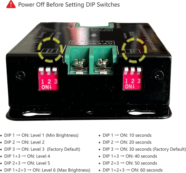 Alt view image 7 of 7 - 2-Wire PLC Motion Sensor Controller for Stair & Corridor LED Lights