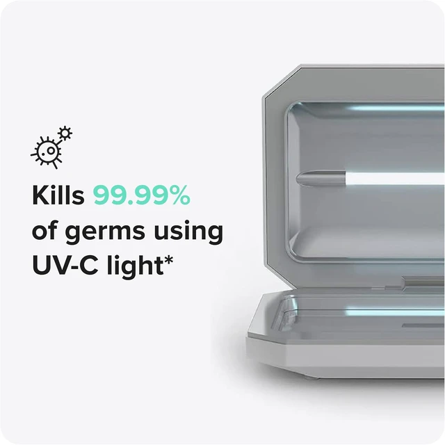 Alt view image 2 of 7 - Basic UV Phone Sanitizer Box, Clinically Proven 360° UV-C, Black