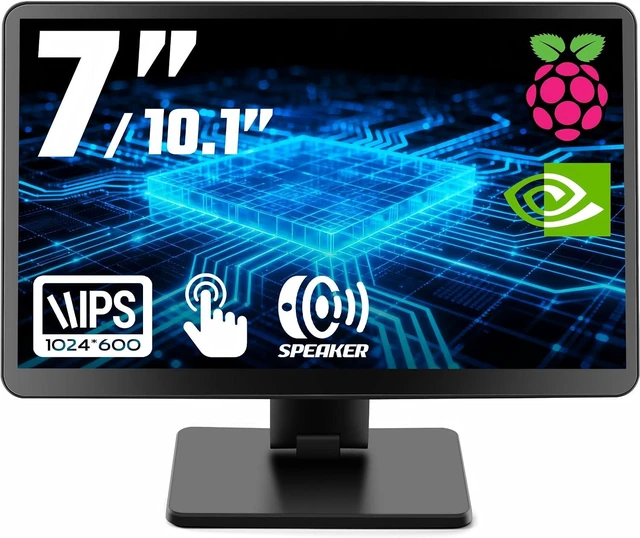 Main image of 7-inch Mini Monitor with Touchscreen for Raspberry Pi, Computer, SBC