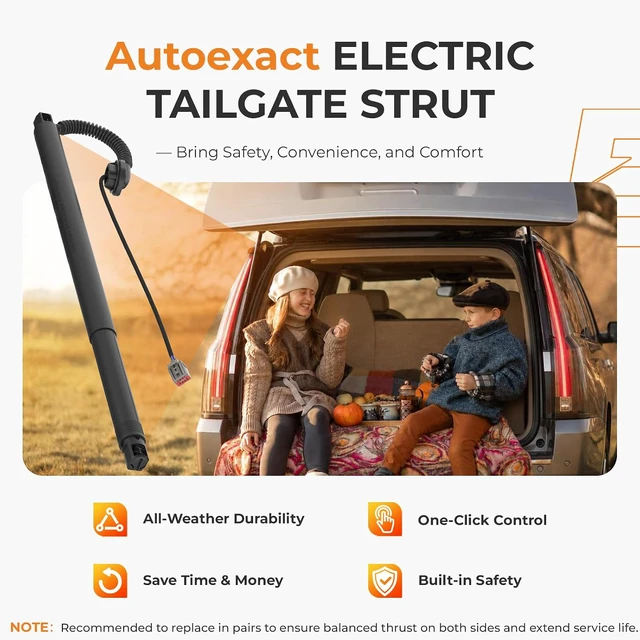 Alt view image 3 of 7 - Power Liftgate Struts Fit for 2015-2020 Tahoe Suburban Yukon Escalade 1Pair