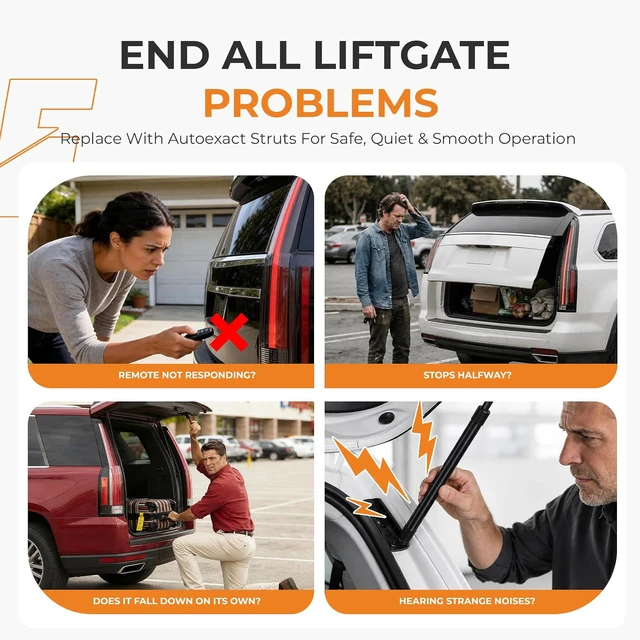 Alt view image 6 of 7 - Power Liftgate Struts Fit for 2015-2020 Tahoe Suburban Yukon Escalade 1Pair