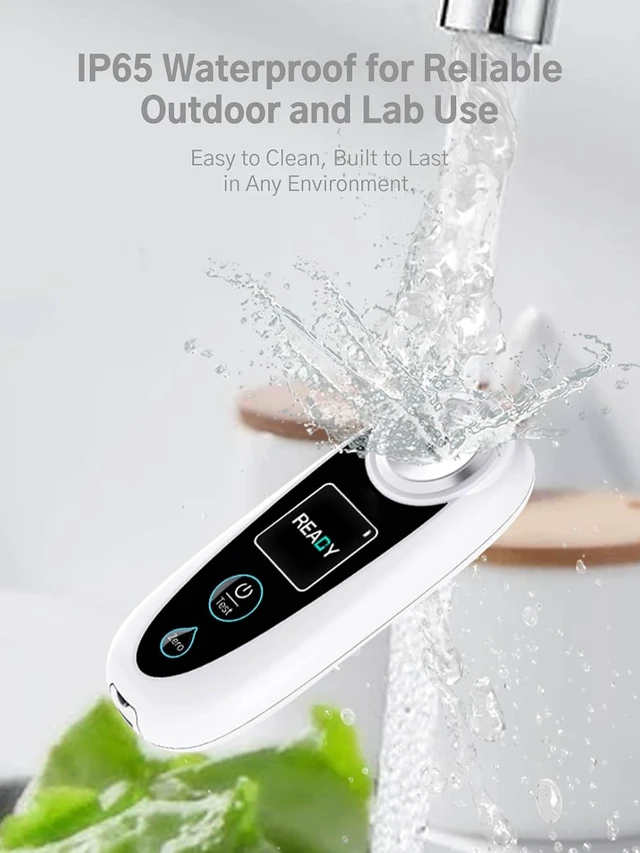 Alt view image 2 of 7 - Digital Brix Refractometer, ±0.1%, Precisionwith ATC, Rechargeable & Portable, for Fruit, Juice, Vegetables & Homebrewing