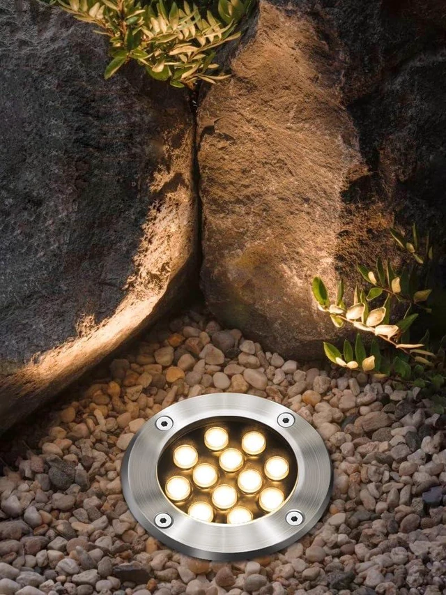 Main image of 15W AC 120V LED Outdoor Exterior Buried Spot Light Fixture Underground Flood Lamp Waterproof IP65