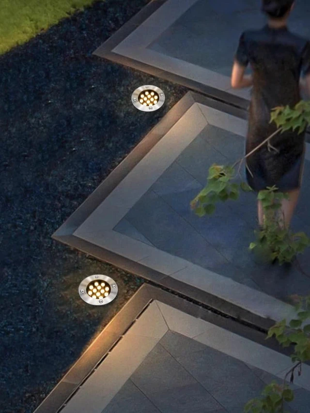 Alt view image 2 of 3 - 15W AC 120V LED Outdoor Exterior Buried Spot Light Fixture Underground Flood Lamp Waterproof IP65