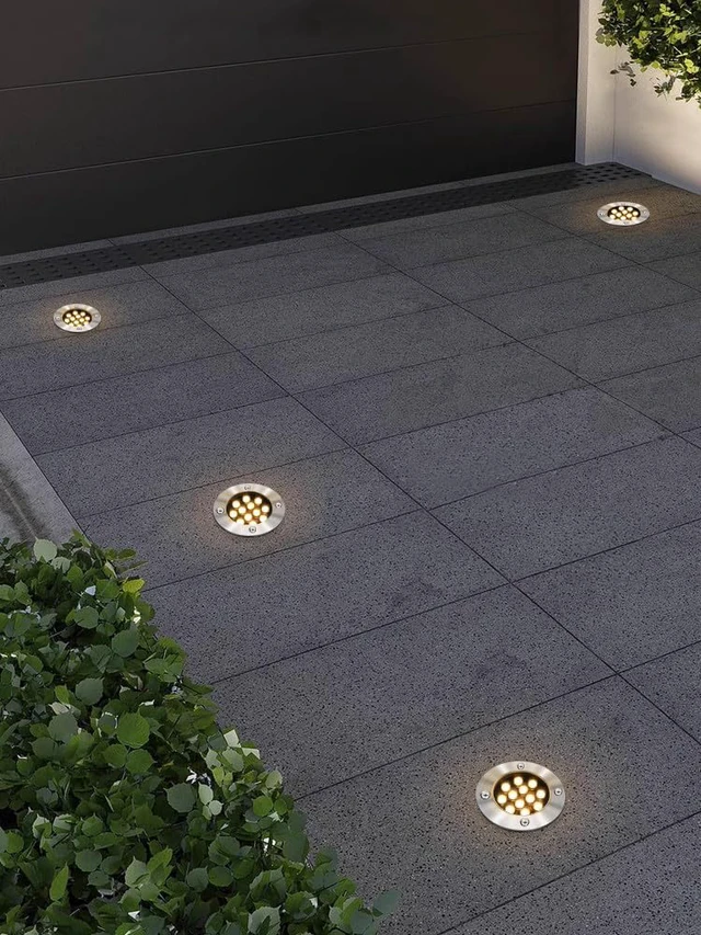 Alt view image 3 of 3 - 15W AC 120V LED Outdoor Exterior Buried Spot Light Fixture Underground Flood Lamp Waterproof IP65