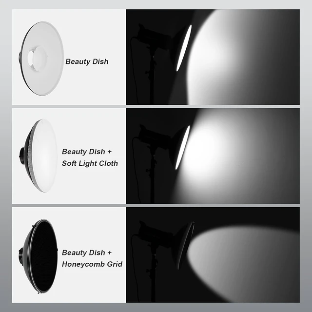 Alt view image 6 of 7 - 16inch/42cm Bowens Mount White Beauty Dish