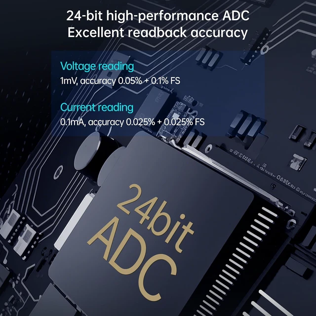 Alt view image 6 of 7 - EL15 DC Electronic Load 150W Battery Capacity Tester Mini Programmable Power Supply Checker Constant Current Voltage