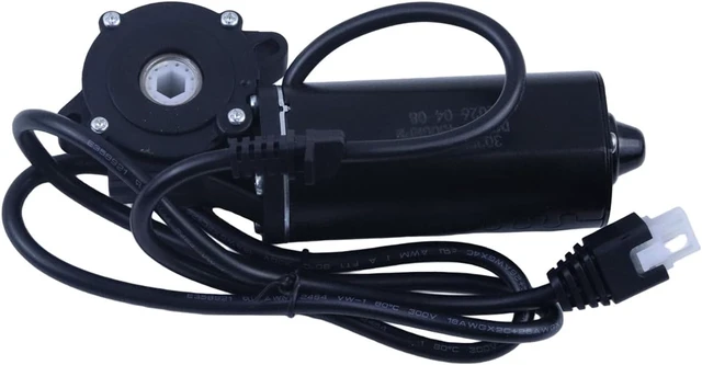 Alt view image 3 of 7 - Lift Table Motor, 24V Height Adjustable Desk Motor Kit with 6mm Hexagon Hole, Manual Control DC Electric Lift Motor for Standing Office Desk
