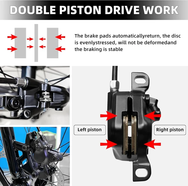 Alt view image 2 of 7 - MT200 MTB Hydraulic Disc Brake Set with RT26 180mm Rotors