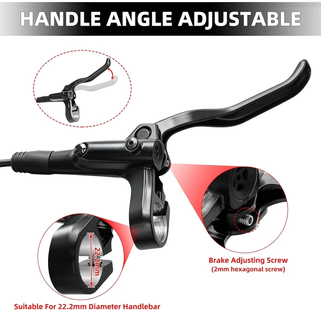 Alt view image 5 of 7 - MT200 MTB Hydraulic Disc Brake Set with RT26 180mm Rotors