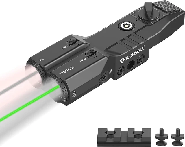 Main image of Low Profile Mlok/Picatinny Mounted Tactical Flashlight Laser 4 in 1 Combo