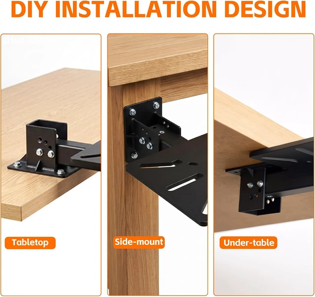 Alt view image 5 of 7 - Heavy Duty Bench Grinder Stand Mount Vise and Grinder, Wall and Table Mounting, Workbench Receiver Hitch Style Tool Mount, Grinder Stand Suitable for Grinders, Vises, Drill Press, etc