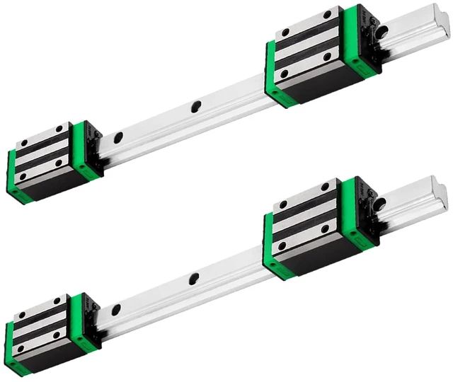 Main image of HGR20 Linear Guide Rail Kit - 2 Pcs 1200mm Rails + 4 Pcs HGH20CA Bearing Blocks High Precision, Anti-Rust for 3D Printers, CNC Routers, Lathes & DIY Automated Machines