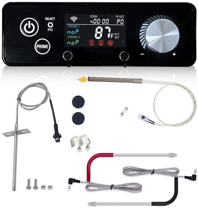 Main image of Rectangular WiFi PID Control Panel Kit (AC03P9) for Pit Boss