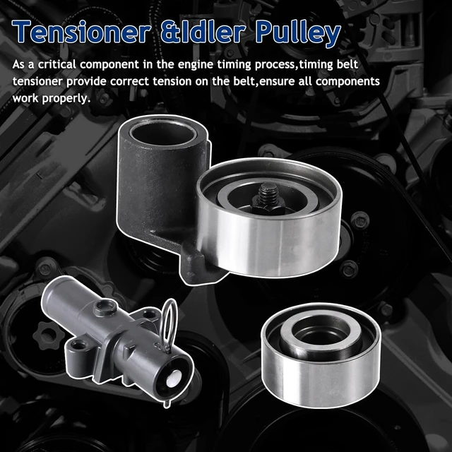 Alt view image 6 of 7 - Timing Belt Kit with Water Pump fits 2003-2018 Accord Pilot Ridgeline RDX
