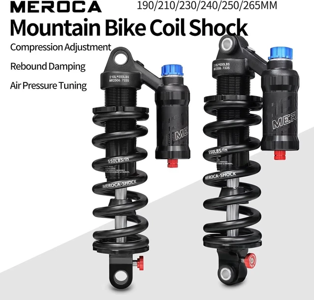 Alt view image 7 of 7 - 250mm Adjustable Air Spring Coil Over Rear Shock Absorber